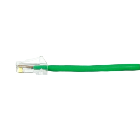 COMPULINK CBL ASSY MOD D/E 24-4PR, STRANDED CAT5E A/B 3FT, GREEN M88DE3FL504